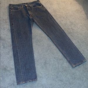 Levi Strauss 505 Medium Stonewash Jeans 36x34